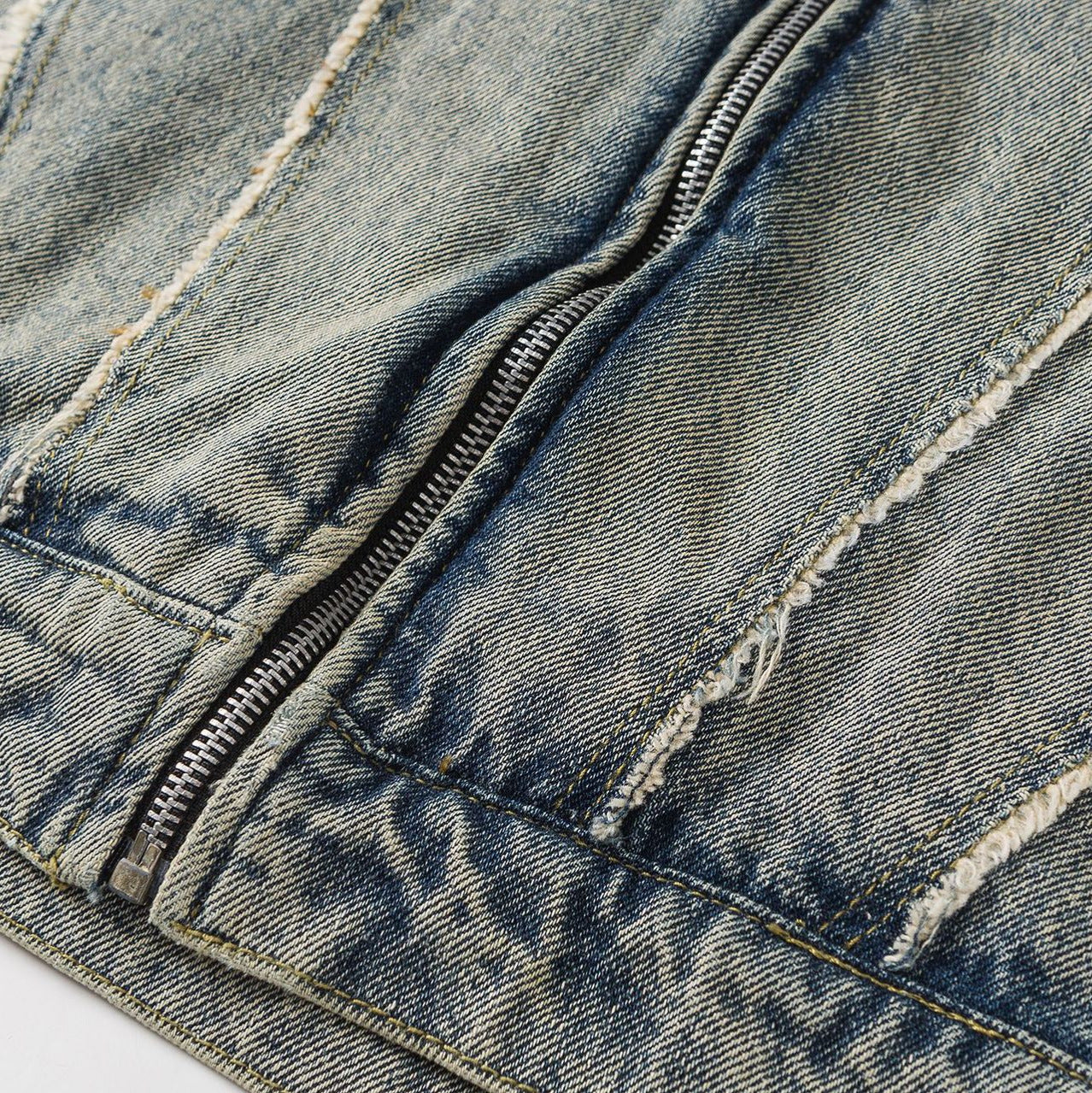 Vintage Cropped Denim Jacket