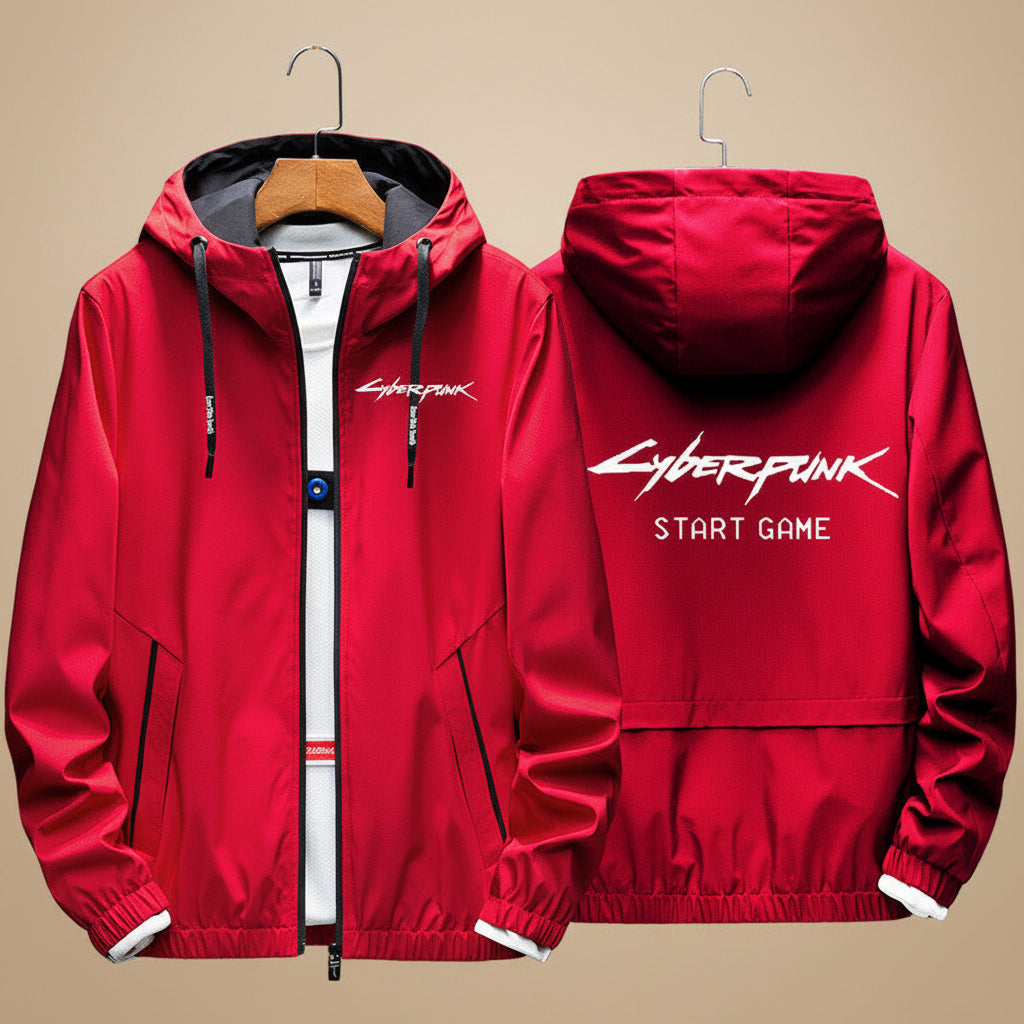 Casual hooded hoodie jacket