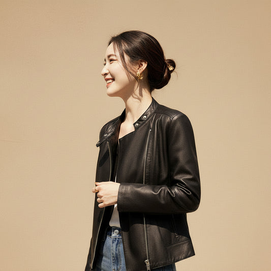 Fashion Motorcycle Fashionable Jacket Female