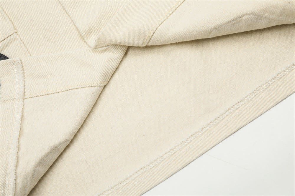 Fashion Graffiti Denim Coat For Men And Women